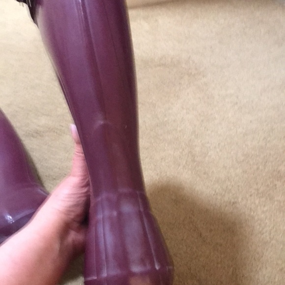 Hunter Purple Tall Rain Boots - Picture 11 of 16